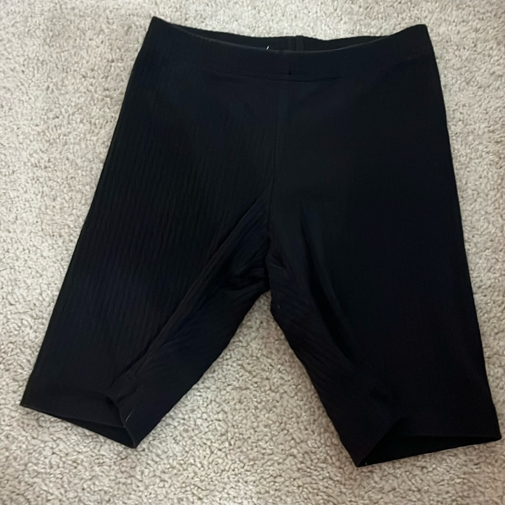 Black biker shorts